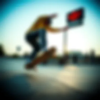 Cultural icons associated with skateboarding and adidas Forum