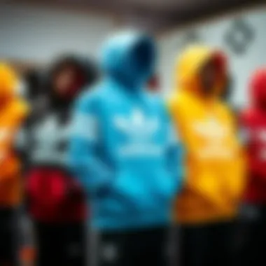 Vibrant Color Collection of Adidas Hoodies Trendy Adidas hoodies in various colors