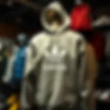 Stylish Adidas hoodie on display