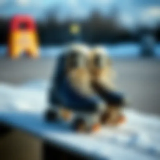 Baked skates ready for use