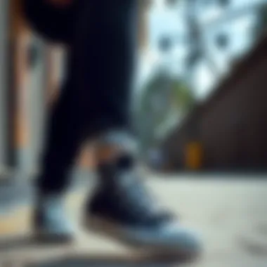 Styling Black Converse in Fashion Fashionable outfit paired with black Converse All Stars