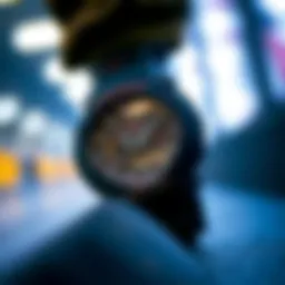 Close-up view of the Casio G-Shock DW9052-1V showcasing its rugged design