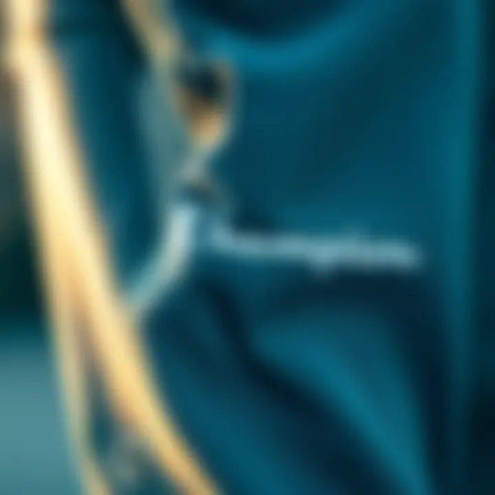 Material and Stitching Details of Champion Sweatpants Close-up of Champion sweatpants highlighting material and stitching details