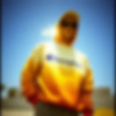 Versatility of the Champion Ombre Sweatshirt in Fashion Stylish outfit pairing with Champion Ombre Sweatshirt