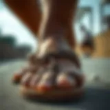 Intricate Braiding of Cobian Sandals Close-up view of the intricate braiding on Cobian sandals