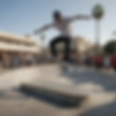 Skateboarding event hosted at the Del Amo Store