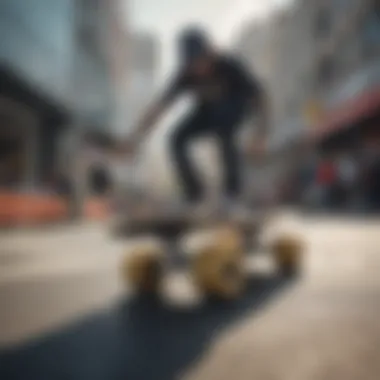 A promotional banner showcasing skateboard sales event