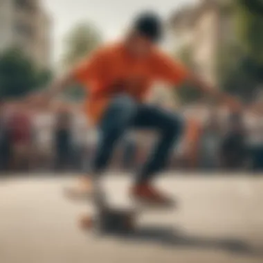 Professional skater demonstrating performance in Emerica footwear