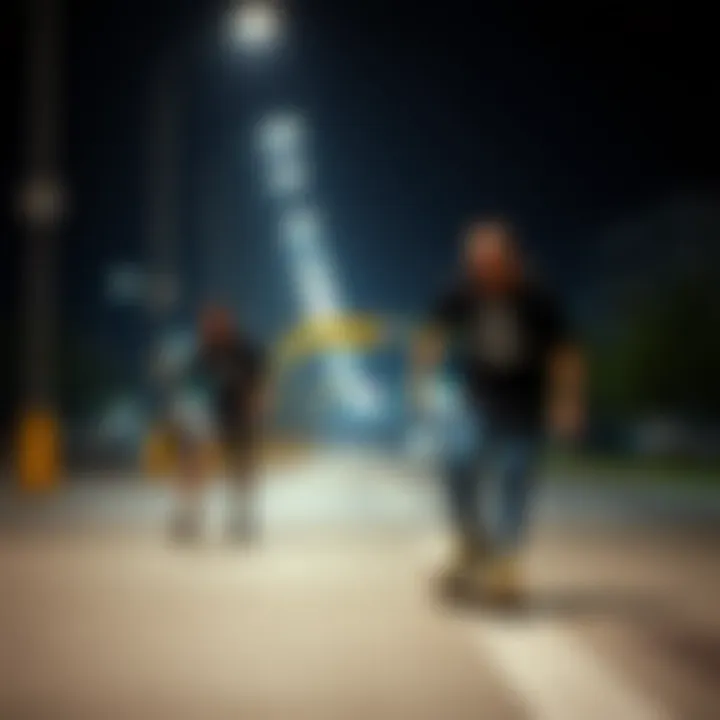 Evolution of Graphic Tees An artistic representation of the evolution of graphic tees in skate culture