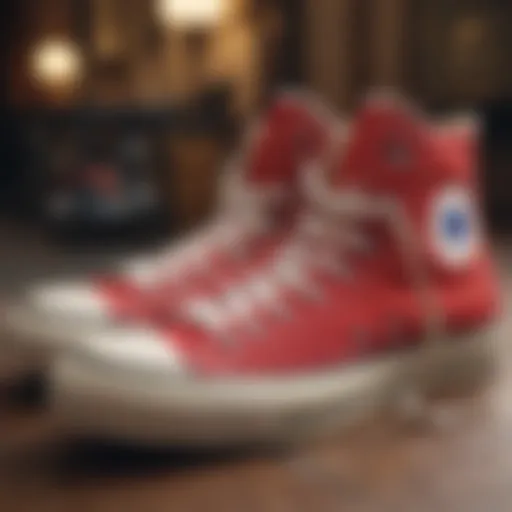 Vintage Converse sneakers showcasing their historical design