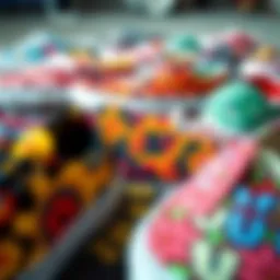 Colorful array of Vans showcasing various patterns