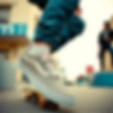 Skate Culture Meets Fashion Vans paired with streetwear outfits in urban settings