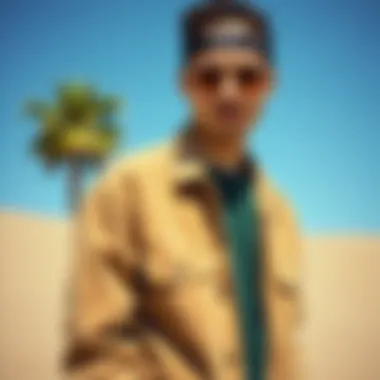 Fashionable accessories complementing Dickies corduroy apparel