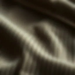 Close-up of corduroy texture showcasing fine ribs