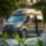 The Aesthetic Appeal of Eco-Friendly Vans Sleek eco-friendly van showcasing sustainable design elements