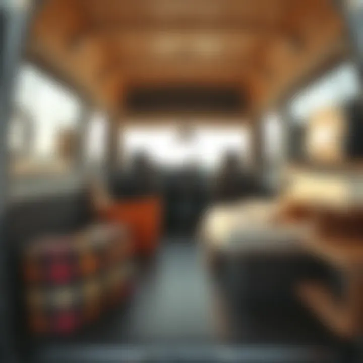 Innovative Interiors: Sustainability in Every Detail Interior view of a van made with sustainable materials