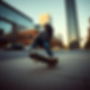 A skater performing tricks with FR skates in an urban environment