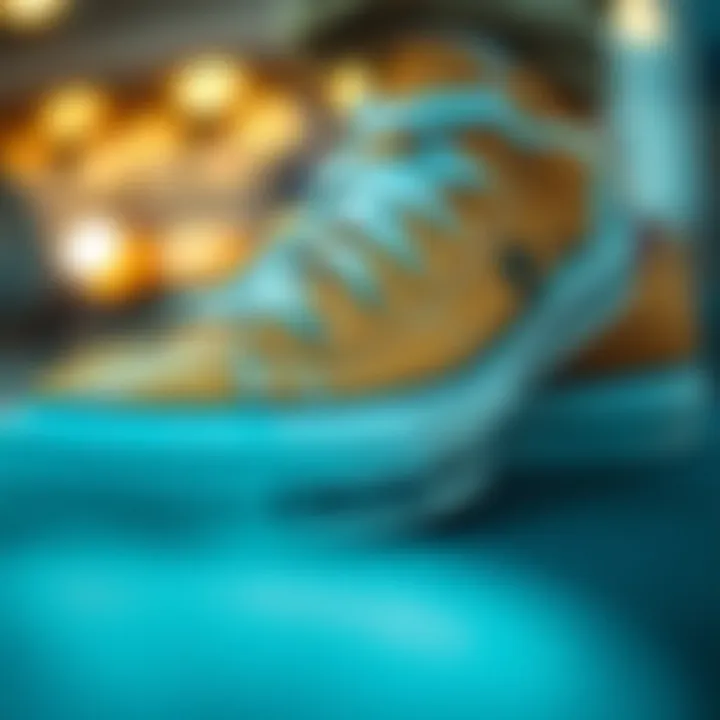 Design Features of Light Tan Converse Close-up of light tan Converse detailing