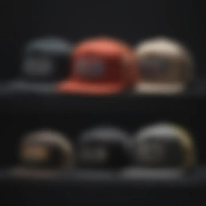 Infographic illustrating the cultural evolution of trucker hats over the decades