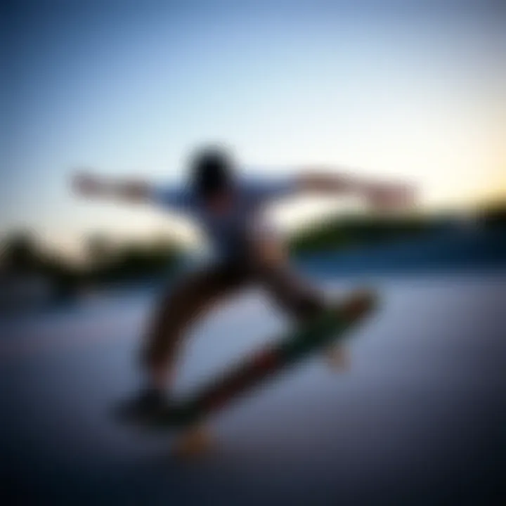 Performance of Neff Pants in Action Skateboarder demonstrating agility while wearing Neff pants