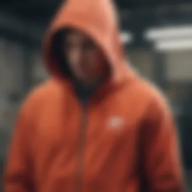 Different color variations of the Nike oversized zip-up hoodie displayed