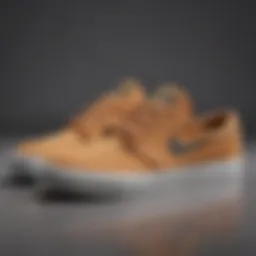 Close-up of the Nike SB Zoom Janoski RM showcasing its unique design elements