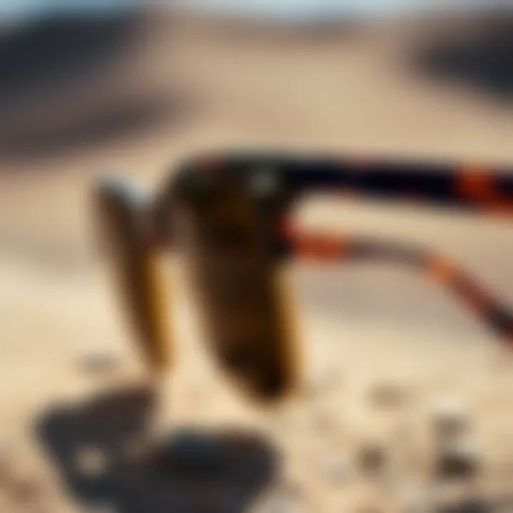 Material Quality of Ray-Ban 2180 Tortoise Close-up of the Ray-Ban 2180 Tortoise frame showcasing its material quality