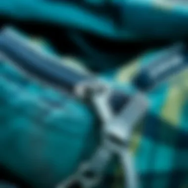 Quality Craftsmanship in Fanny Packs Close-up of high-quality fanny pack materials and stitching