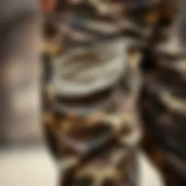 Innovative Pocket Design of Rothco Camo Tactical BDU Pants Close-up of the pocket design on Rothco camo tactical BDU pants.