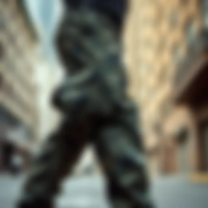 Rothco Camo Tactical BDU Pants in Urban Settings Rothco camo tactical BDU pants in an urban environment.