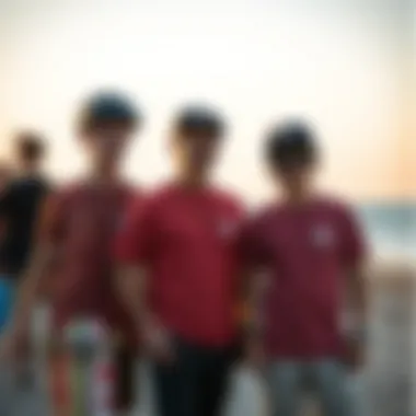 Embodying Ocean-Inspired Style Stylish Salty Crew XL gear displayed against a beach backdrop