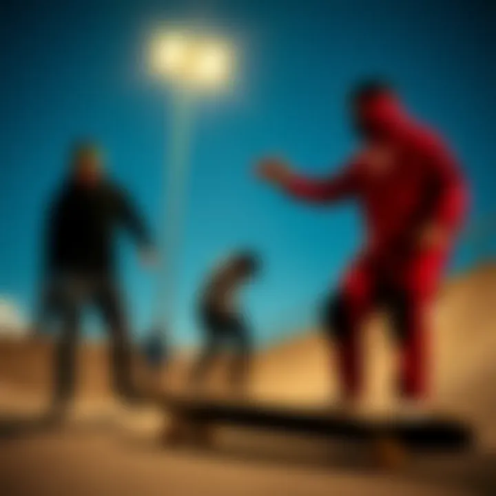 Enthusiasts Experience with Shark DLX Equipment Skateboarding enthusiasts using Shark DLX gear