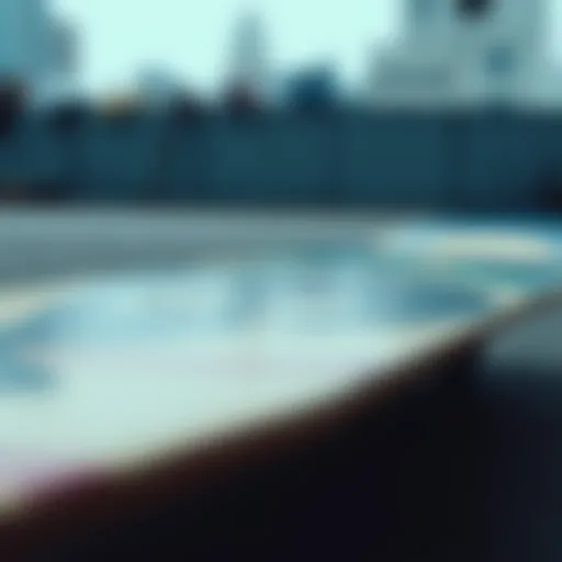 Detailed view of a 6.75 complete skateboard deck showcasing its design and graphics