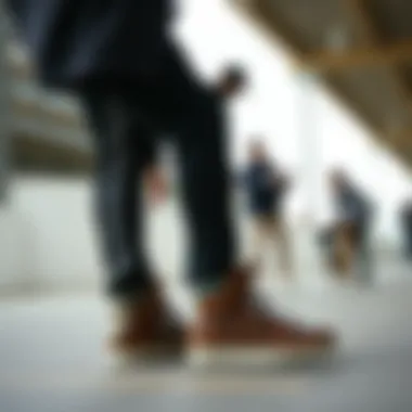 Cultural Conversations: The Impact of adidas Forum Brown Group of skaters discussing adidas Forum Brown footwear