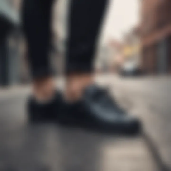 Fashion Integration with Adidas Superstar Fashion-forward outfit featuring black Adidas Superstar shoes