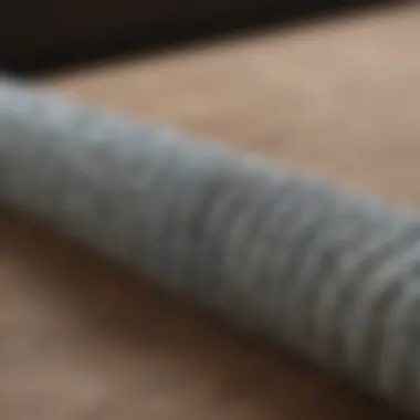 Close-up of high-quality skateboard lace materials