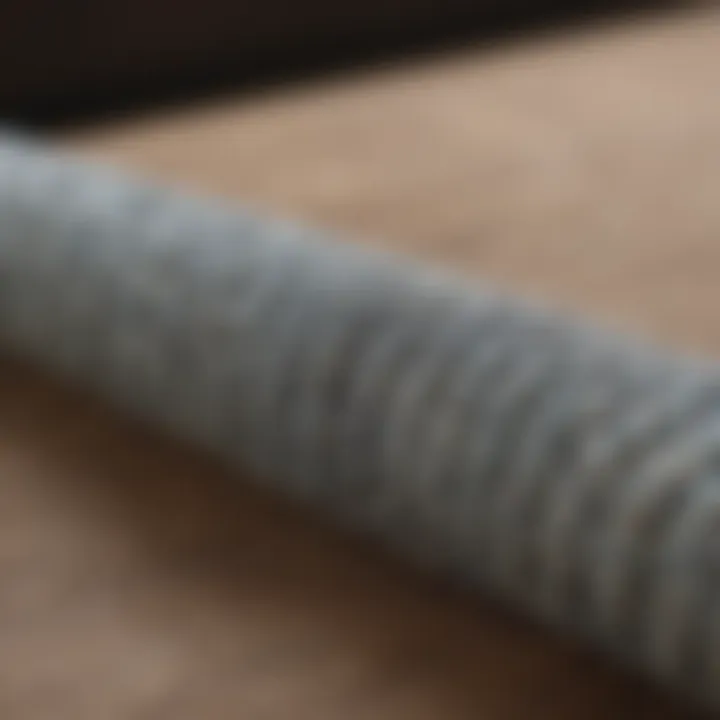 Close-up of high-quality skateboard lace materials