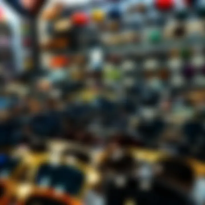 Navigating the Market: A Diverse Selection of Sunglasses Assorted sunglasses displayed in a retail setting
