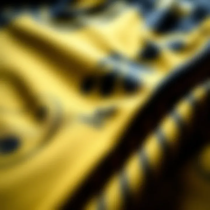 Fabric Focus: Textures of adidas Jerseys Close-up of jersey fabric showcasing unique patterns and textures