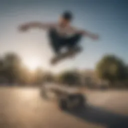 Dynamic tricks performed by Flip team riders