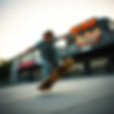 Von Dutch's Influence on Skateboarding Culture Skateboarding scene reflecting the influence of Von Dutch on the sport