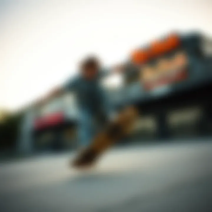 Von Dutch's Influence on Skateboarding Culture Skateboarding scene reflecting the influence of Von Dutch on the sport