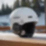 Skateboard helmet designed for snowboarding