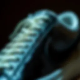 Close-up of Nike Blazer Patent Leather showcasing its glossy finish