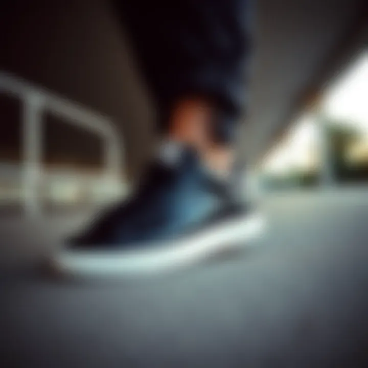 Nike Blazer in Urban Skateboarding Setting Nike Blazer Patent Leather in an urban skateboarding environment