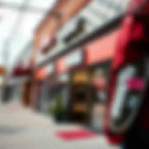 Vans Outlet storefront showcasing vibrant branding