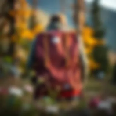 Adventure Gear Styling with Herschel Backpack Herschel Backpack Little America Mid Volume styled with adventure gear in nature