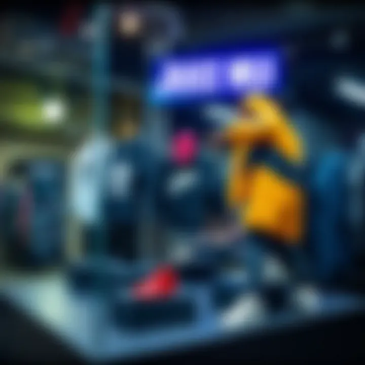 A Showcase of Urban Styles Juice WRLD clothing line display featuring unique urban styles