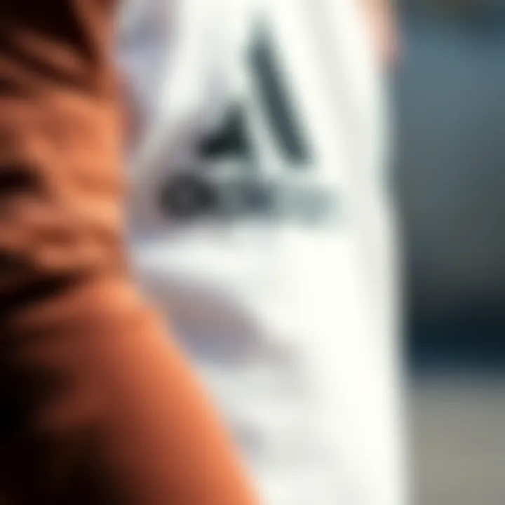 Exploring Fabric Textures of Graphic Tees Close-up of fabric texture of a long sleeve graphic tee