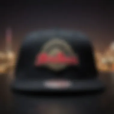 Mitchell and Ness logo prominently featured on the black snapback